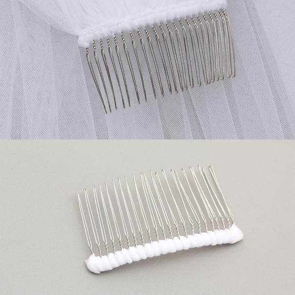 Princess Veils, Style Whisper Veil, knee length 48” no edge. - Picture 2 of 5